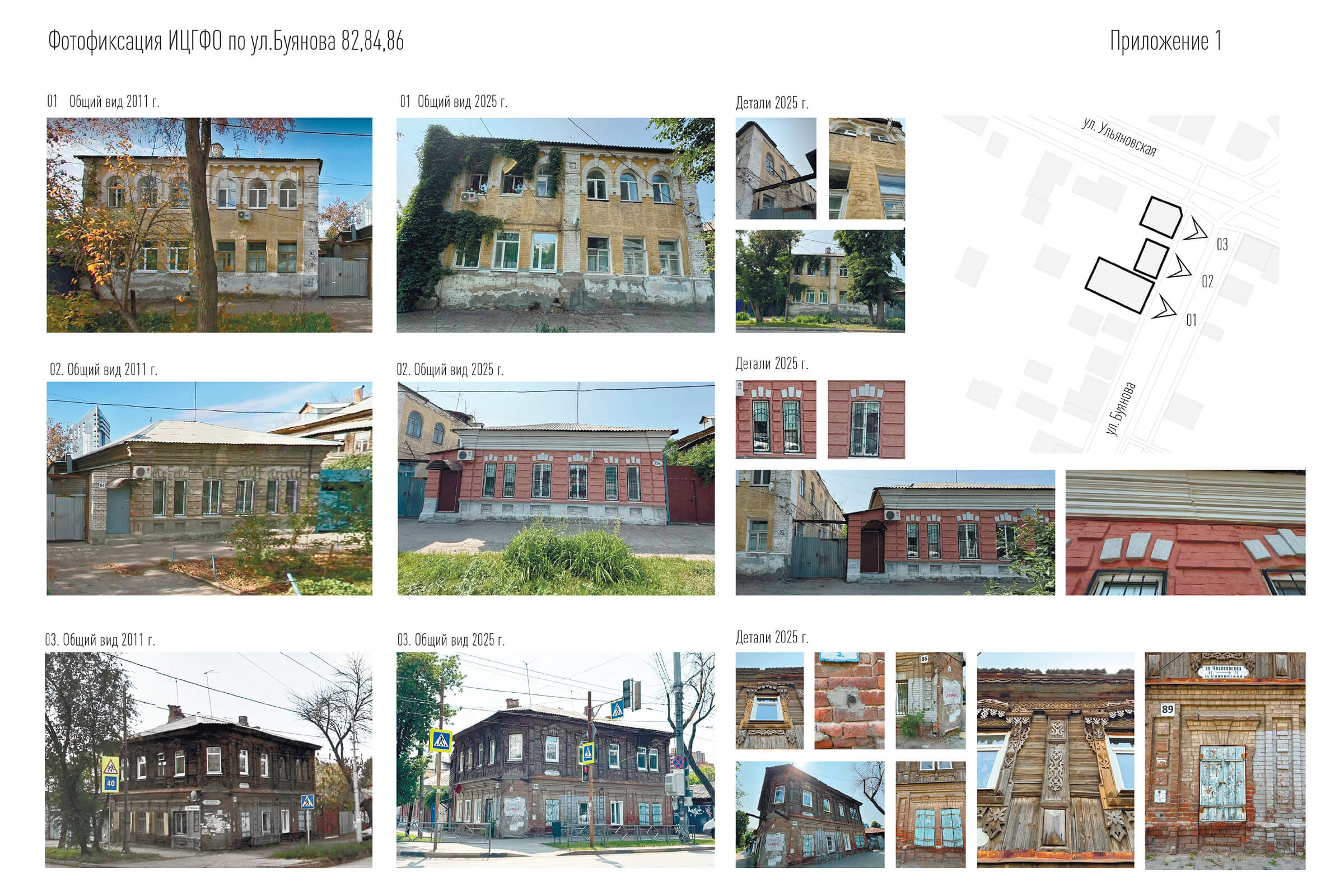 Фотофиксация ОКС и его деталей